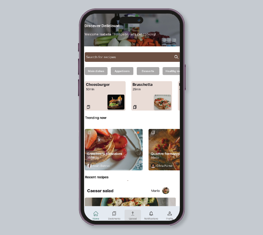 Cooking app
